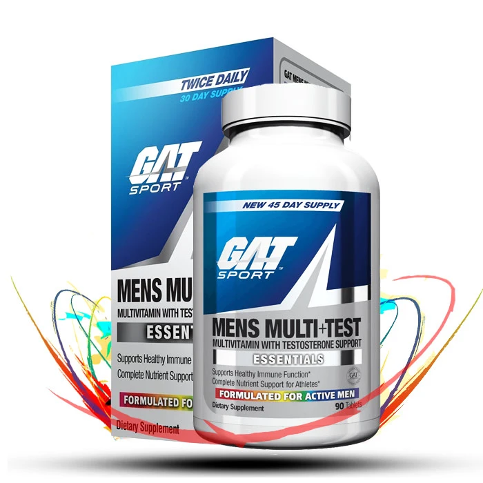 GAT Sport Mens Multi+Test front,Buy Multivitamin online