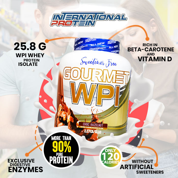 INTERNATIONAL PROTEIN Gourmet Whey Protein Isolate WPI 3