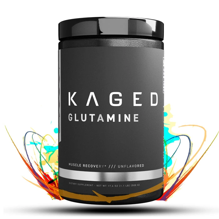KAGED MUSCLE L-Glutamine front,buy Glutamine Powder online