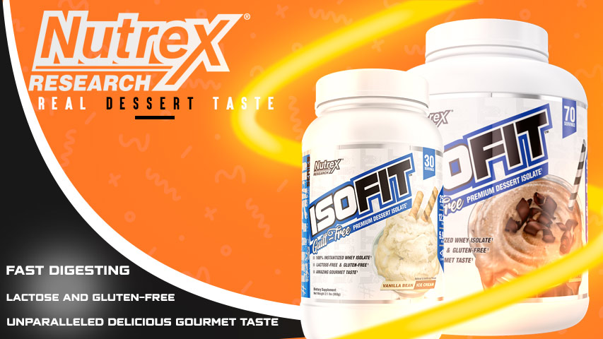 NUTREX RESEARCH IsoFit Whey Protein Isolate Powder 4