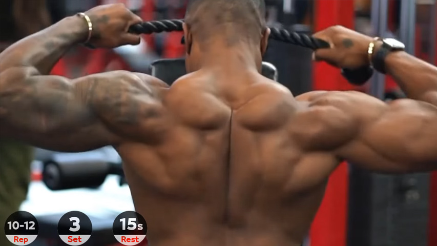 Training to strengthen the trapezius muscles 7
