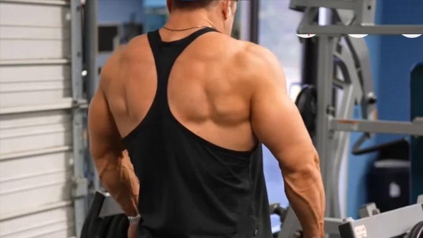 Training to strengthen the trapezius muscles 9