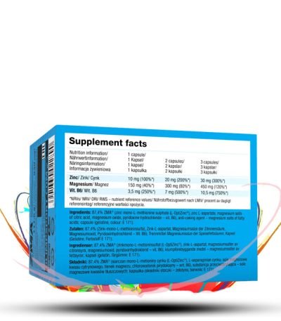 Olimp Nutrition ZMA 120 Caps back