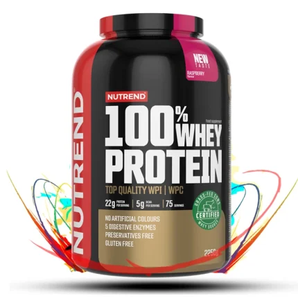 Nutrend-100%-Whey-Protein-raspberry-2250g